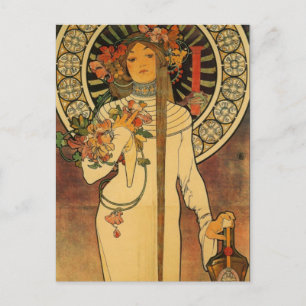 Art Nouveau Die Trappistine Postkarte