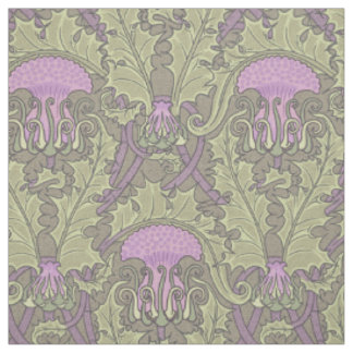 Art Nouveau Distel Damast Stoff