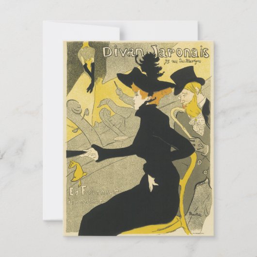 Art Nouveau, Divan Japonais von Toulouse Lautrec (Vorderseite)