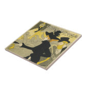 Art Nouveau, Divan Japonais von Toulouse Lautrec Fliese (Seite)