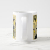 Art Nouveau, Divan Japonais von Toulouse Lautrec Jumbo-Tasse (Rückseite)