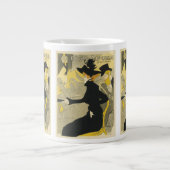 Art Nouveau, Divan Japonais von Toulouse Lautrec Jumbo-Tasse (Vorderseite)