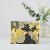 Art Nouveau, Divan Japonais von Toulouse Lautrec Postkarte (Stehend Vorderseite)