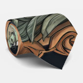 Art Nouveau Dog Krawatte (Gerollt)