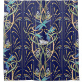 Art Nouveau Dragonflies Muster Duschvorhang (Vorderseite)