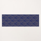 Art Nouveau Dragonflies Pattern Yogamatte (Rückseite (Horizontal))