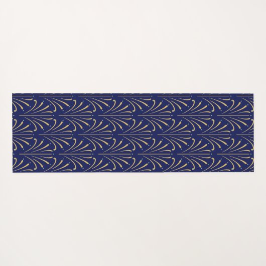 Art Nouveau Dragonflies Pattern Yogamatte (Rückseite (Horizontal))