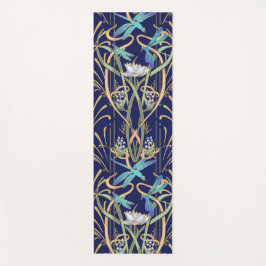 Art Nouveau Dragonflies Pattern Yogamatte