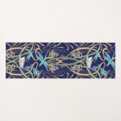 Art Nouveau Dragonflies Pattern Yogamatte (Vorderseite (Horizontal))