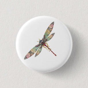 Art Nouveau Dragonfly Button