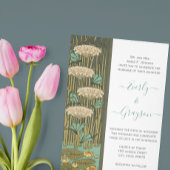 Art Nouveau Dragonfly dunkler Schriftart RGB HexCo Einladung