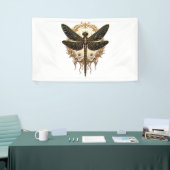 Art Nouveau Dragonfly Elegant Steampunk Banner (Messeveranstaltung)