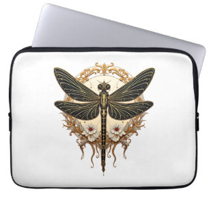 Art Nouveau Dragonfly Elegant Steampunk Laptopschutzhülle