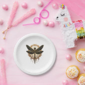 Art Nouveau Dragonfly Elegant Steampunk Pappteller (Party)