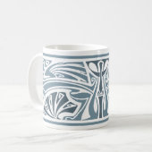 Art Nouveau Dragons Tasse (Vorderseite Links)