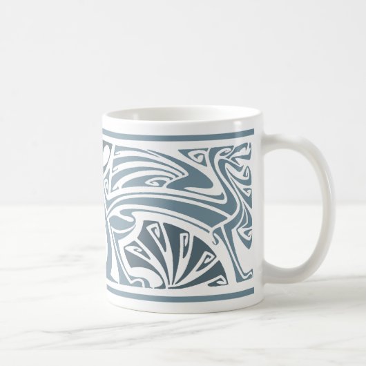 Art Nouveau Dragons Tasse (Rechts)