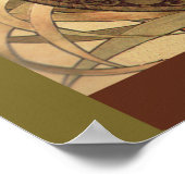 Art Nouveau Drinks Werbung Poster (Ecke)