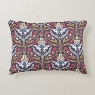 Art Nouveau Druck mit warmer Tönung Dekokissen