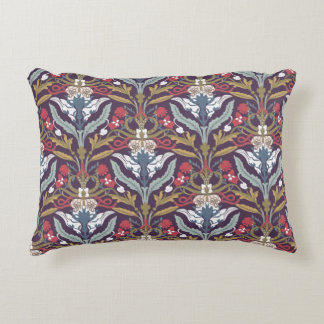 Art Nouveau Druck mit warmer Tönung Dekokissen
