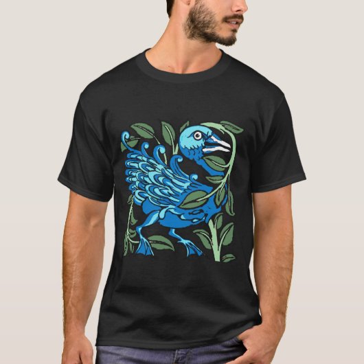 Art Nouveau Duck oder Goose De Morgan T-Shirt (Vorderseite)