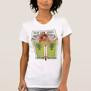 Art Nouveau Electric Lüfterwerbung T-Shirt