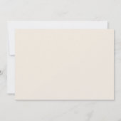 Art Nouveau Elegante Botanische Hochzeit Save The Date (Rückseite)