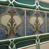 Art Nouveau Elegante Fliese
