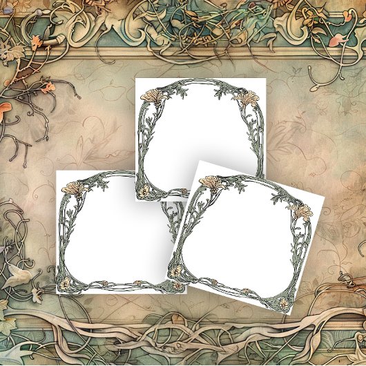 Art Nouveau Enchanting Post-it Klebezettel