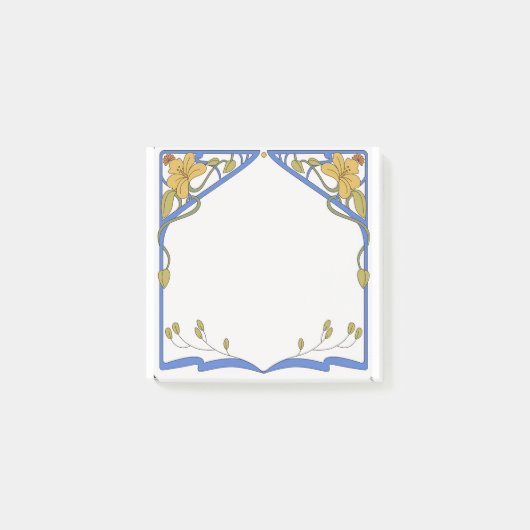 Art Nouveau Enchanting Post-it Klebezettel (Vorderseite)