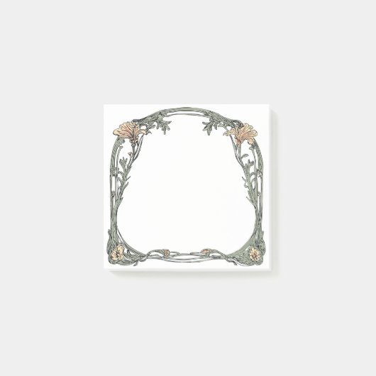 Art Nouveau Enchanting Post-it Klebezettel (Vorderseite)