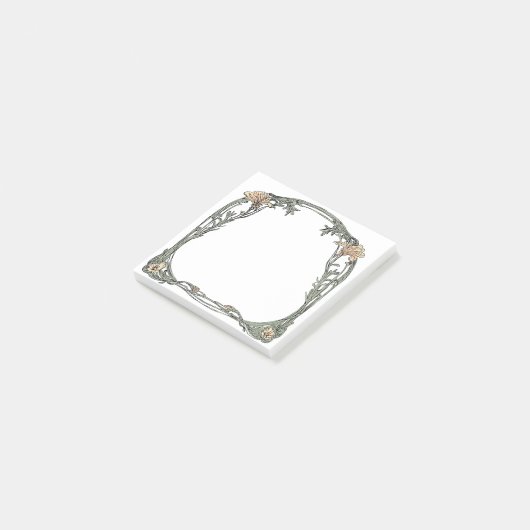 Art Nouveau Enchanting Post-it Klebezettel (angewinkelt)