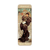 Art Nouveau Ex-Libris Buchzeichen Booklabel (Vorne)
