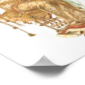 Art Nouveau Exotic Beauty from Orient Poster (Ecke)