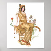 Art Nouveau Exotic Beauty from Orient Poster (Vorne)