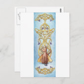 Art Nouveau Fairy Cat Postkarte (Vorne/Hinten)