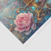 Art Nouveau Fantasy Art Alice Tea Party Decoupage Seidenpapier (Ausschnitt)