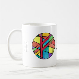 Art Nouveau Fehu Rune Tasse - WOHLSTAND!