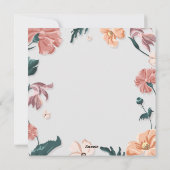 Art Nouveau Feiertagskarte (Rückseite)