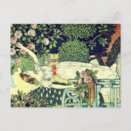 Art Nouveau Feiertagspostkarte