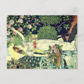 Art Nouveau Feiertagspostkarte (Vorderseite)