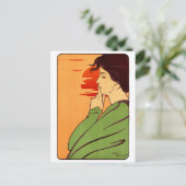 Art Nouveau Feiertagspostkarte (Stehend Vorderseite)