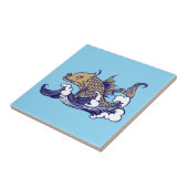 Art Nouveau Fish in Wave by Arthur Rackham Fliese (Seite)