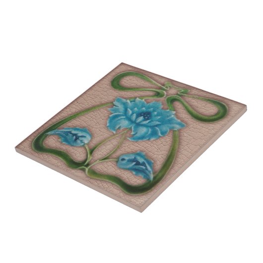 Art Nouveau Floral Banca del Gottardo Fliese (Seite)