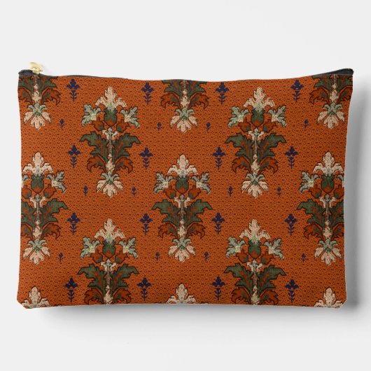 Art Nouveau Floral Bouquets Wedding Makeup Zubehörtasche (Vorderseite)