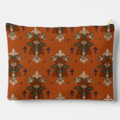 Art Nouveau Floral Bouquets Wedding Makeup Zubehörtasche (Rückseite)