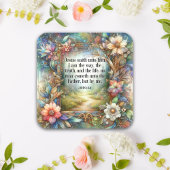 Art Nouveau Floral Christlich Sticker John 14:6