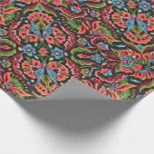 Art Nouveau floral Christopher dresser jacquard Geschenkpapier (Ecke)