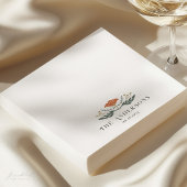 Art Nouveau Floral Cocktail Napoleon Serviette