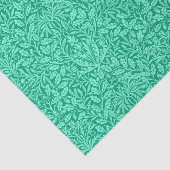 Art Nouveau Floral Damask, Türkis und Aqua Seidenpapier (Ausschnitt)