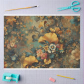 Art Nouveau Floral Decoupage Seidenpapier (Basteln)